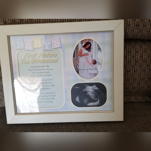 See Jane Work organizer pet pewter darling frame and Baby first picture sonogram - Picture 6 of 6